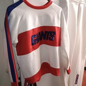 STARTER Red and White Giants Sweatshirt